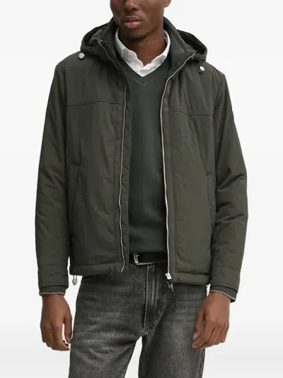 Marc O'polo V-neck Long-sleeve Sweater In Green