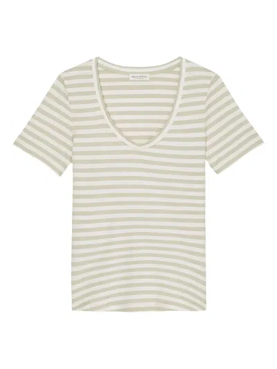 Marc O'polo V-neck Striped T-shirt