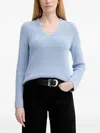 Marc O'polo V-neck Sweater In Blue