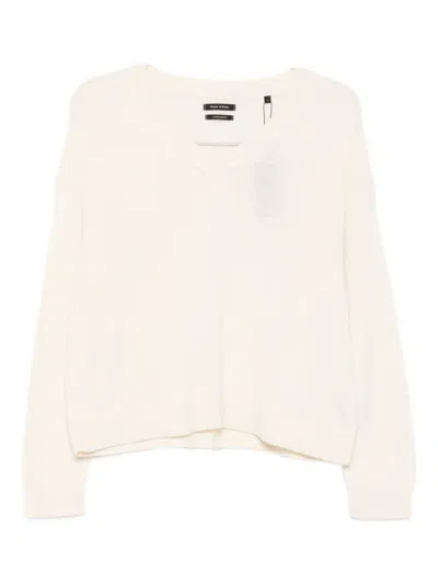 Marc O'polo V-neck Jumper In Neutral