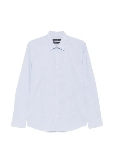 Marc O'polo Vertical-stripe Long-sleeve Shirt In Blue