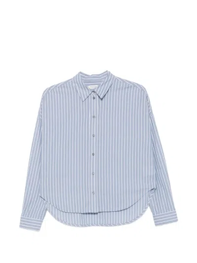 Marc O'polo Vertical-stripe Shirt In Blue
