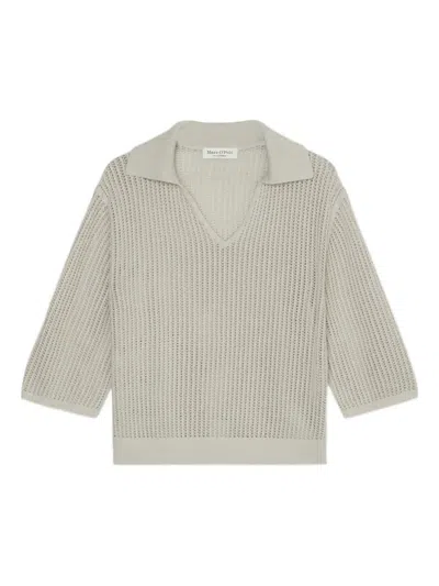 Marc O'polo V-neck Sweater In Neutral