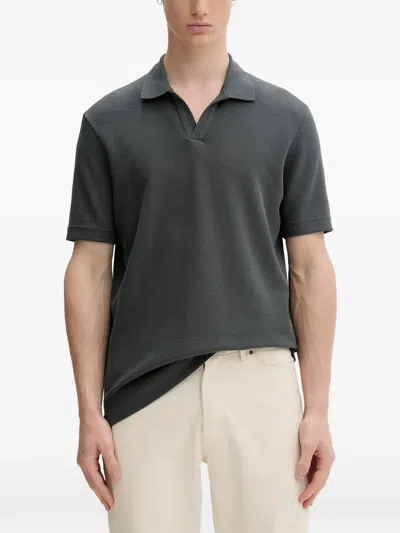 Marc O'polo Waffle-knit T-shirt In Green