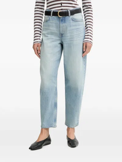 Marc O'polo Washed-effect Five-pocket Jeans In Blue
