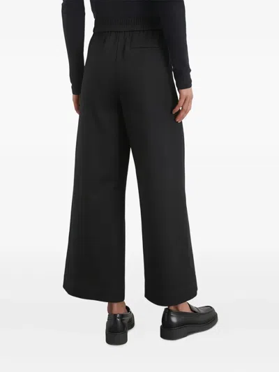 Marc O'polo Wide-leg High-waisted Trousers In Blue