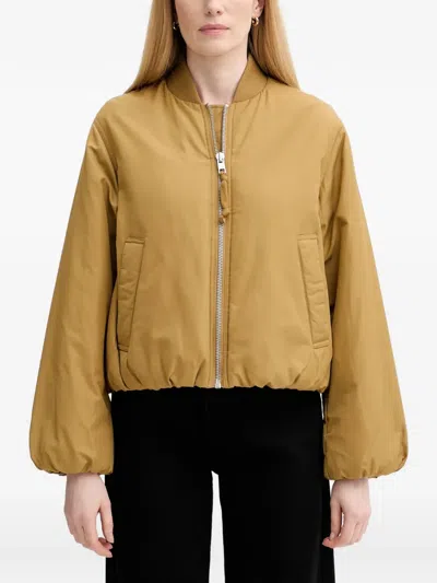 Marc O'polo Zip-fastening Bomber Jacket In Brown