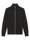 Marc O'polo Zip-front High-collar Cardigan In Black