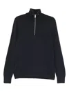 Marc O'polo Zip Neck Sweater In Multi