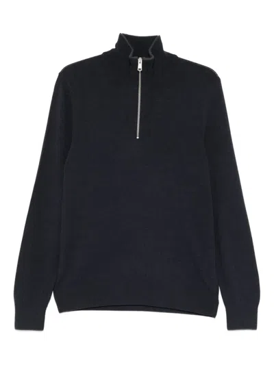 Marc O'polo Zip Neck Sweater In Multi