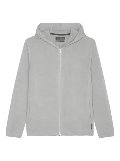 Marc O'polo Zip-up Hoodie In Gray