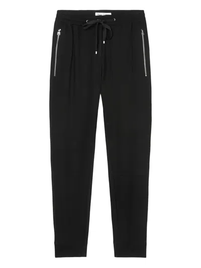 Marc O'polo Zipped-pocket Track Pants In Black