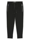 Marc O'polo Zippered-pocket Track Pants In Black