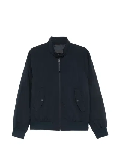 Marc O'polo Zip-up Bomber Jacket In Blue
