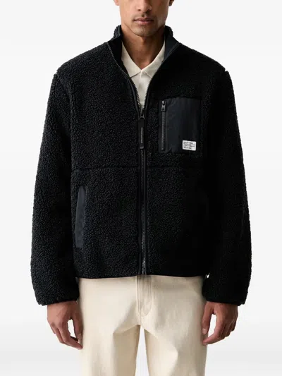 Marc O'polo Zip-up Fleece Sweater In Multi