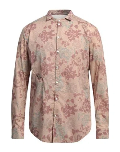 Marc Point Man Shirt Beige Size 38 Cotton