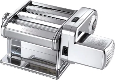 MARCATO AMPIAMOTOR 110V PASTA MACHINE, MADE IN ITALY, CHROME STEEL