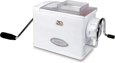 Marcato Regina Pasta Maker, White In Silver