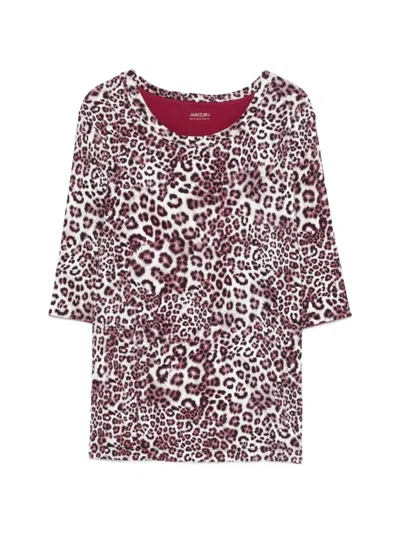 Marccain Animal-print T-shirt In Animal Print
