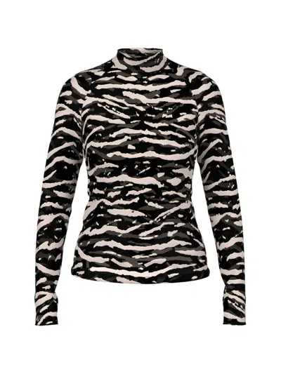 Marccain Animal-print T-shirt In Multi