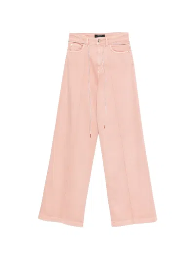 Marccain Belted Jeans In Pink