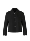 Marccain Button-up Jacket In Black