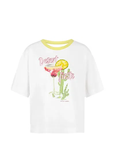 Marccain Desert Fiesta T-shirt In White