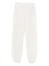 Marccain Drawstring-waist Knitted Pants In White