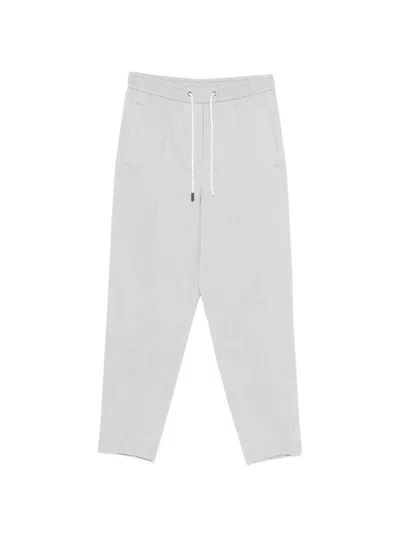 Marccain Drawstring-waistband Trousers In Gray