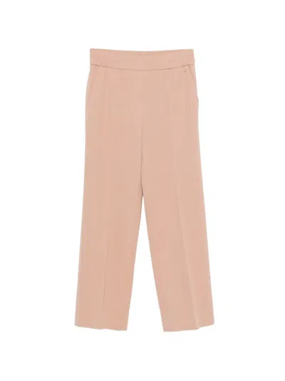 Marccain Elasticated-waistband Trousers In Neutral