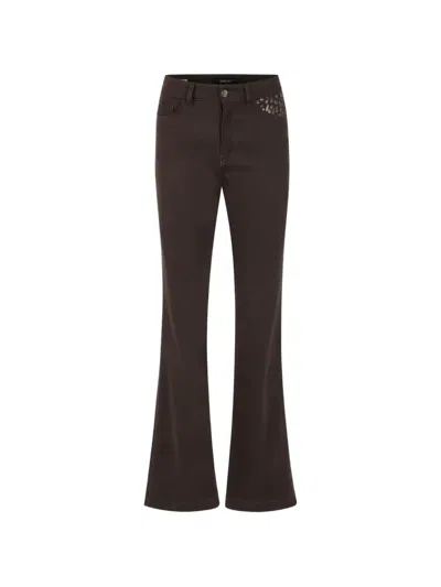 Marccain Faro Leopard-print Trousers In Brown