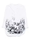 Marccain Floral-print Shirt In White