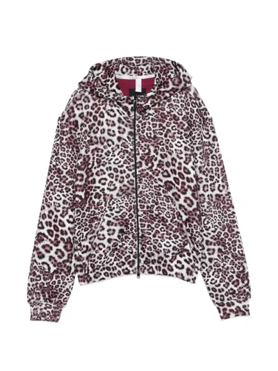 Marccain Leopard-print Hoodie In Multi