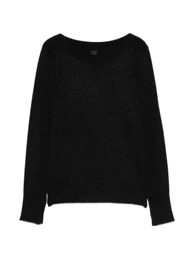 Marccain Klassisches Langarmshirt In Black