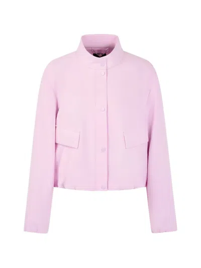 Marccain Patch Pocket Jacket In Pink