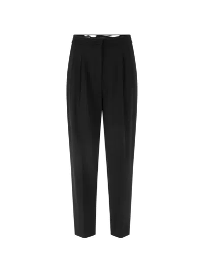 Marccain Pleated Trousers In Black