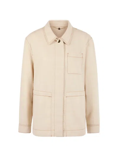 Marccain Pocket Jacket In Neutral