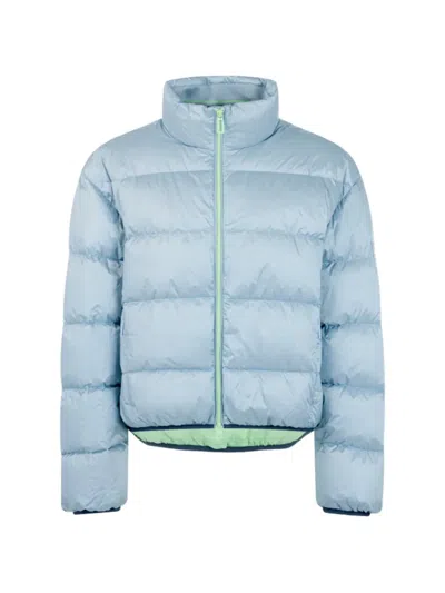 Marccain Quilted Puffer Jacket In Blue