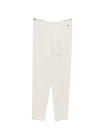 Marccain Rhodos Drawstring Elasticated-waist Trousers In Neutral