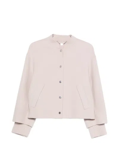 Marccain Romantic Treasures Buttoned Jacket In Pink