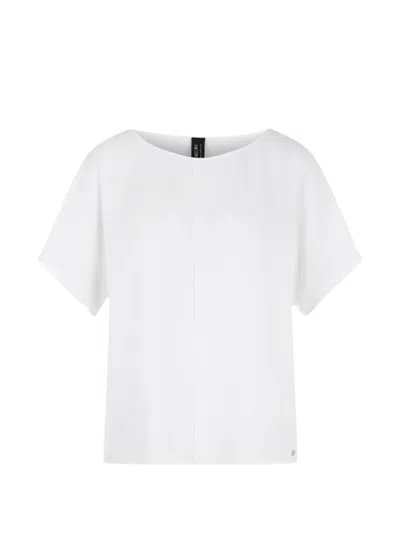 Marccain Short-sleeve Blouse In White