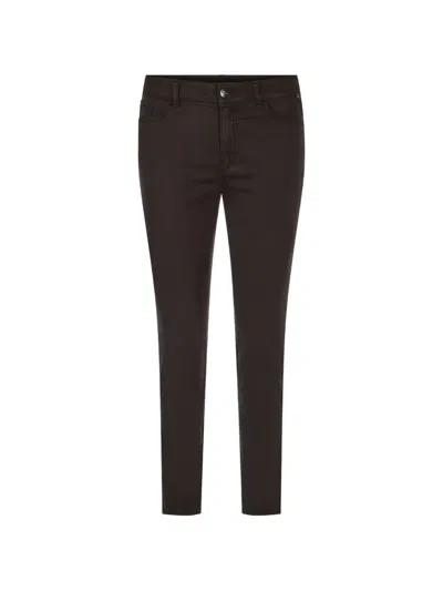 Marccain Silea Leopard-print Trousers In Brown