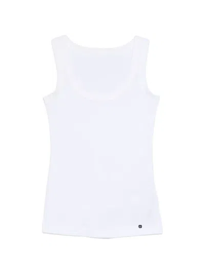 Marccain Sleeveless Top In White