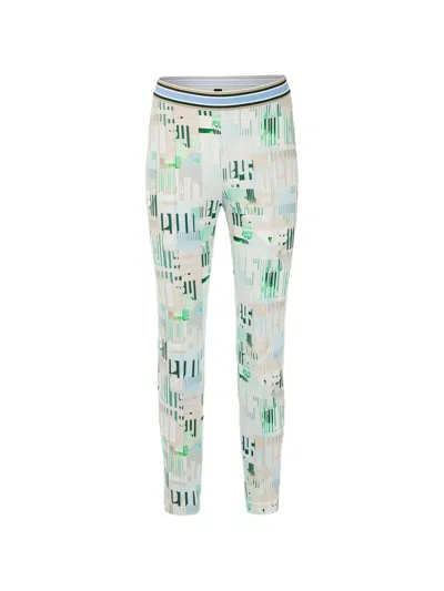 Marccain Sofia Patterned Leggings In Neutral