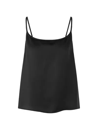 Marccain Spaghetti Straps Top In Black