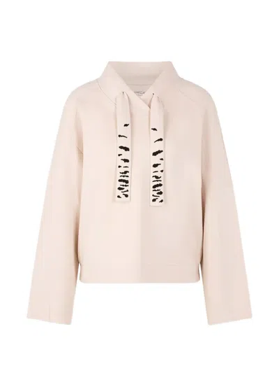 Marccain Tie Sweatshirt In Pink