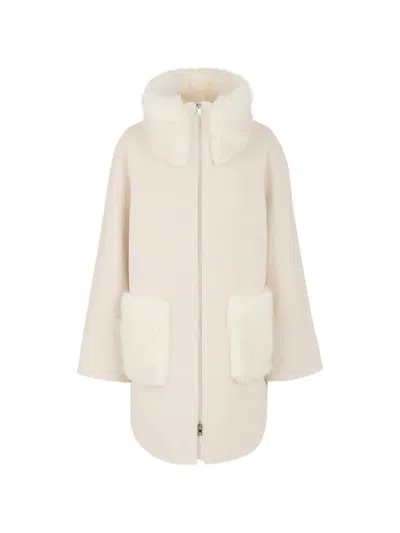 Marccain Trim Coat In Neutral