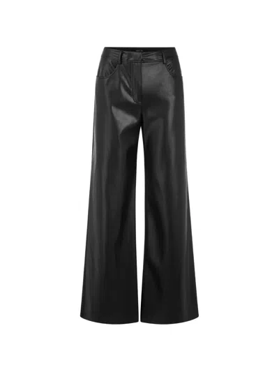 Marccain Warri Wide-leg Trousers In Black