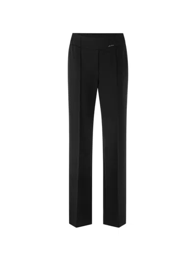 Marccain Washington Wide-leg Trousers In Black