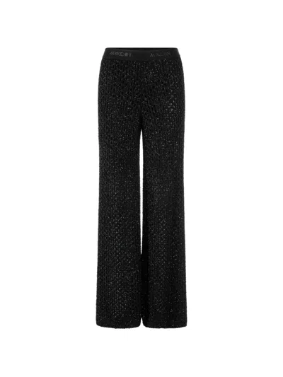 Marccain Welkom Knitted Trousers In Black